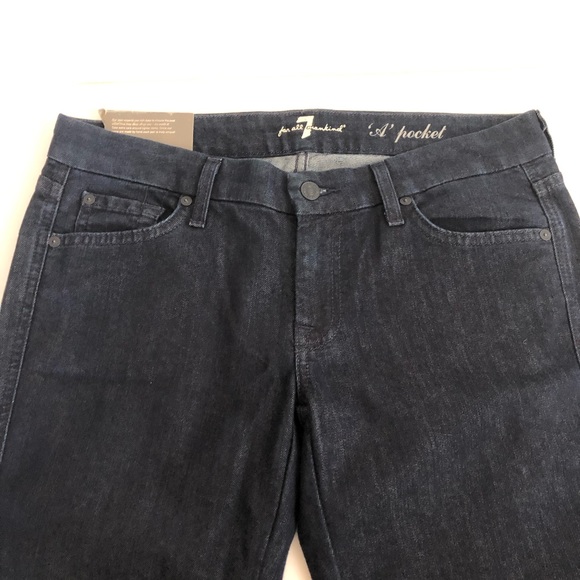Authentic 7 For all Man Kind Flare Leg Size 29 NWT - Picture 4 of 7